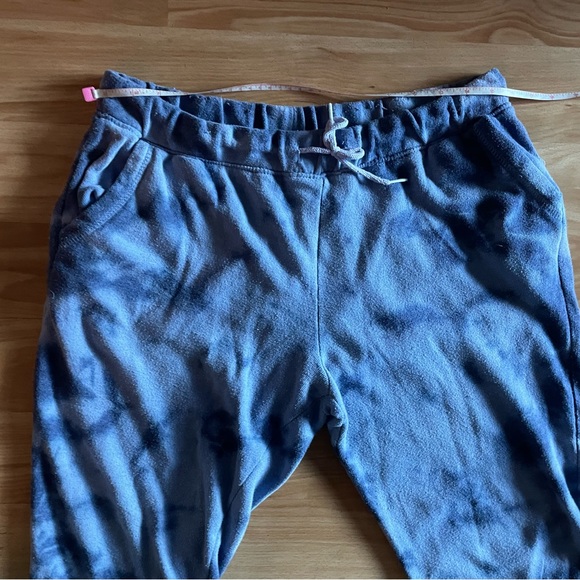 Ladies Aqua Addict Cropped Tie Dye Sweatpants - Sz L - Picture 3 of 9